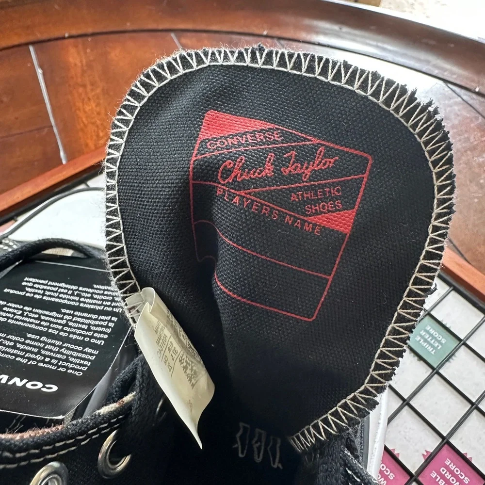 Converse Brown and Black High-Top Sneakers camo fly run - Picture 7 of 8